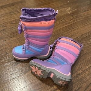 Lands End Snow Boots - only worn once! Size 9 kids